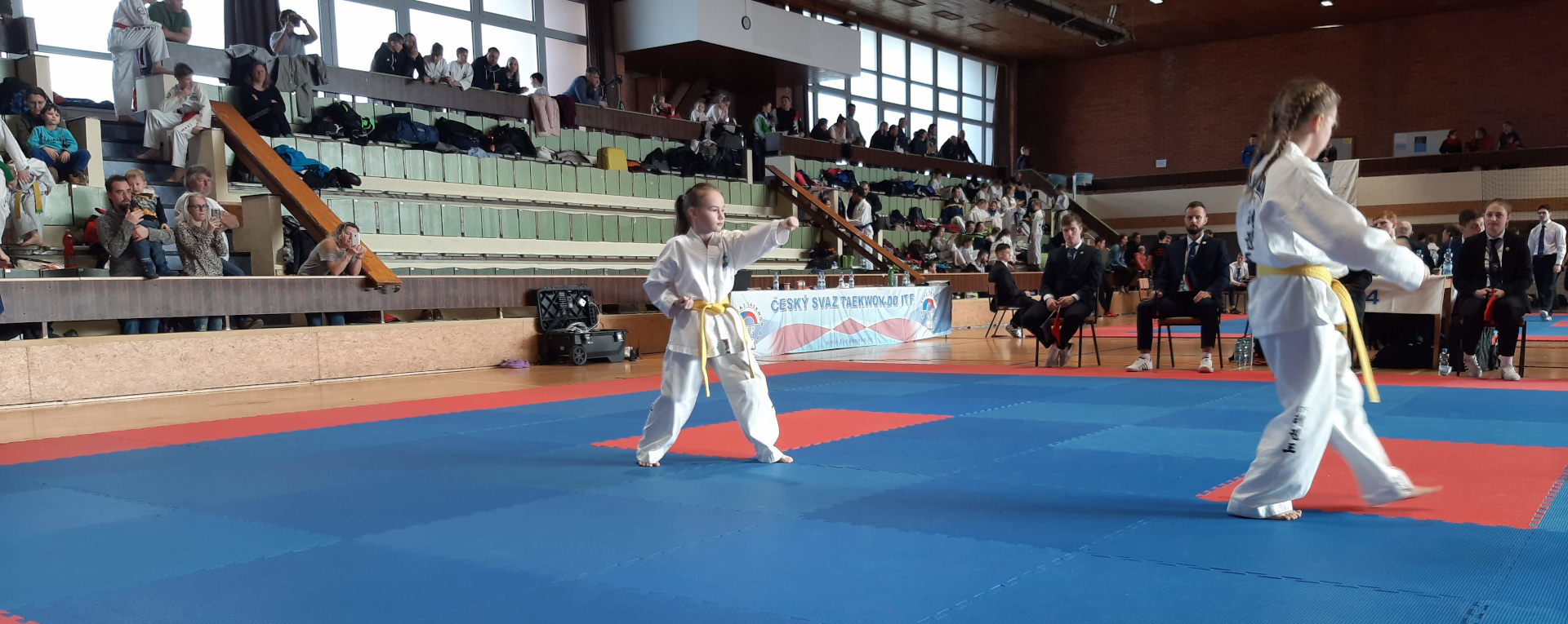 Sarah Bočan na první soutěži